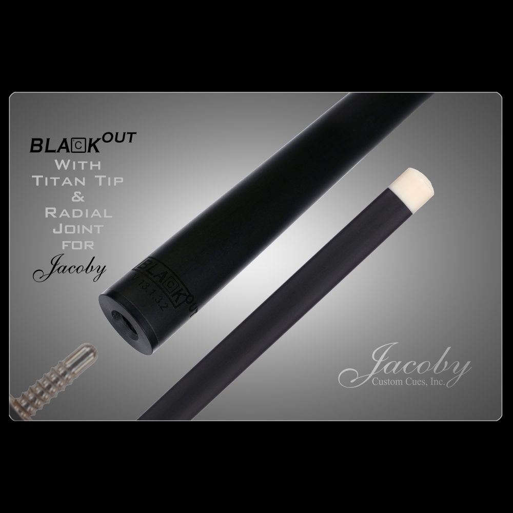 JACOBY BLACKOUT SHAFT WITH TITAN TIP