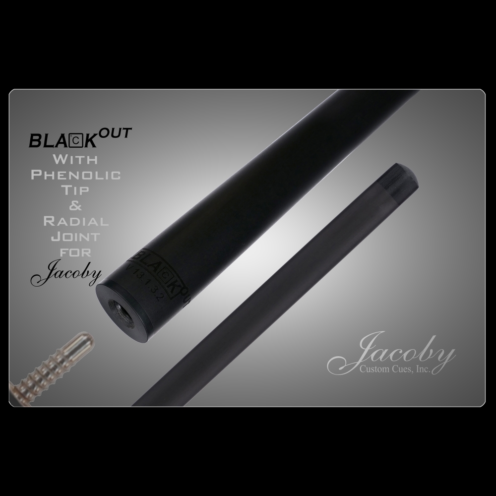 JACOBY BLACKOUT SHAFT WITH PHENOLIC TIP