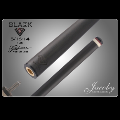 copy of BlaCk V5 Shaft with 5/16-14 Flat Faced For Pechauer